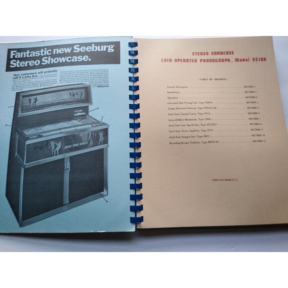 Seeburg Select-O-Matic SS160 Jukebox Service Repair Phonograph Music Manual - Picture 2 of 7